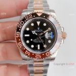 Copy Rolex GMT Master II Root-beer ETA2836 V3 Watch - Noob Factory Replica Watches